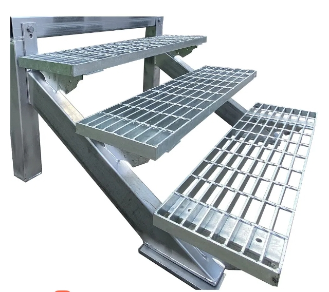 Scaffolding Steel Stairs Channel Step Ladder Anti-Slip Stairs