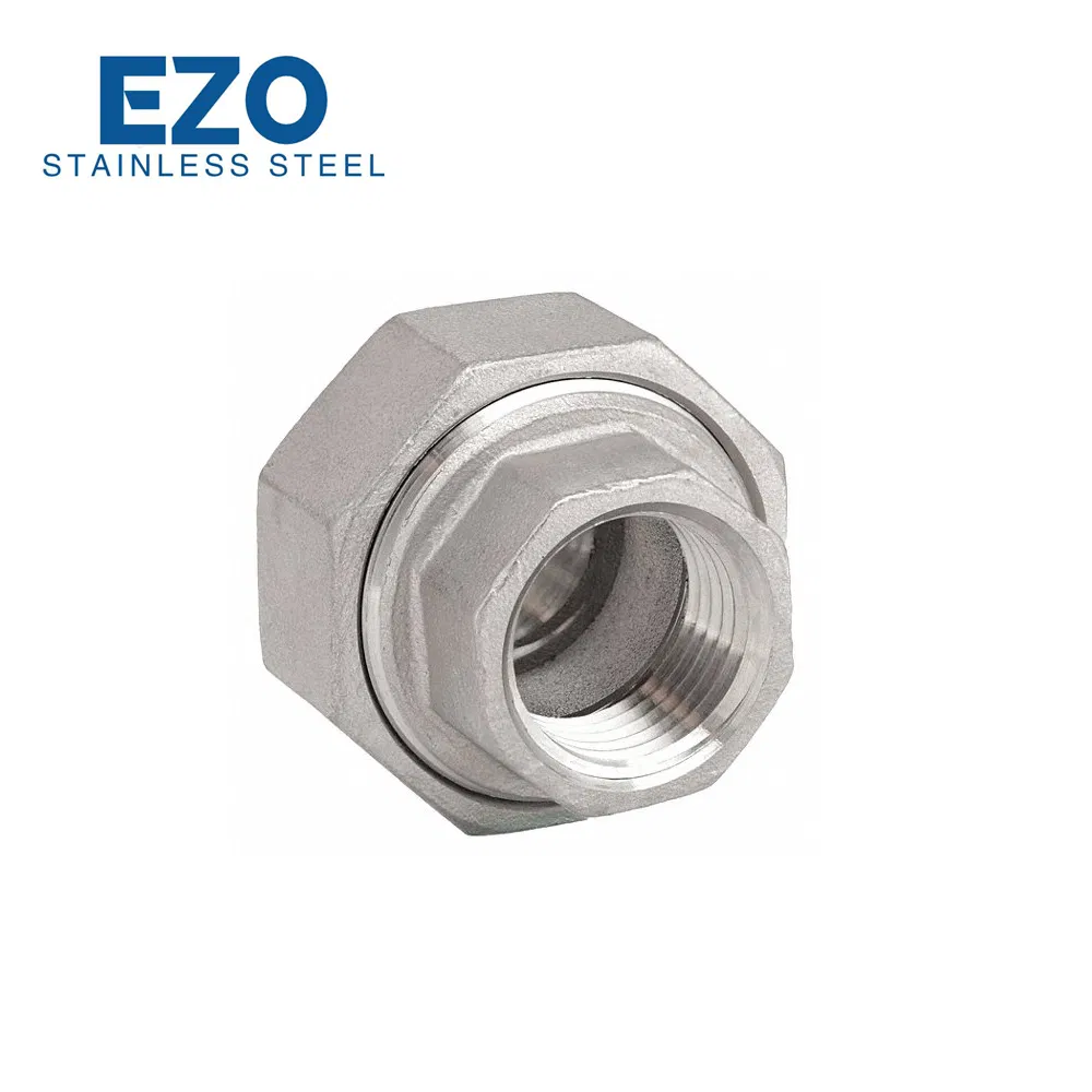Stainless Steel Industrial High-Temperature M/F BSPT Thread Union for Pipeline