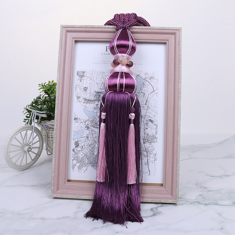 New Style Fashion Design Curtain Tassel Tiebacks Colorful Magnetic Curtain Buttons