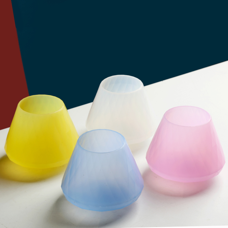 Силиконовая складная кружка для вина и сока, 20 унций