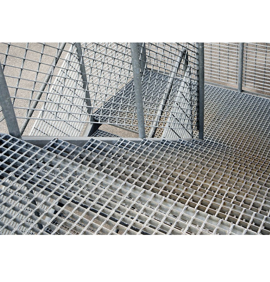 Customizable Anti-Slip Steel Grating Stair Treads for Safe Access