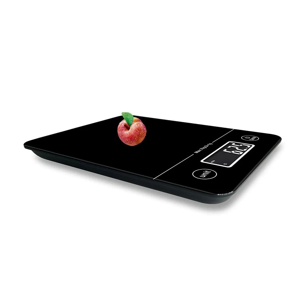 Кухонные весы электронные 7 кг, стеклянные