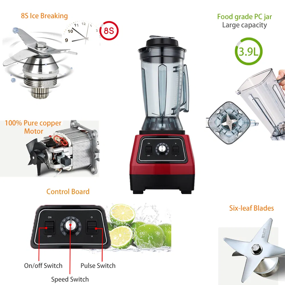 Manenda 2025 High Performance Top Quality Commercial Blender for Restaurant