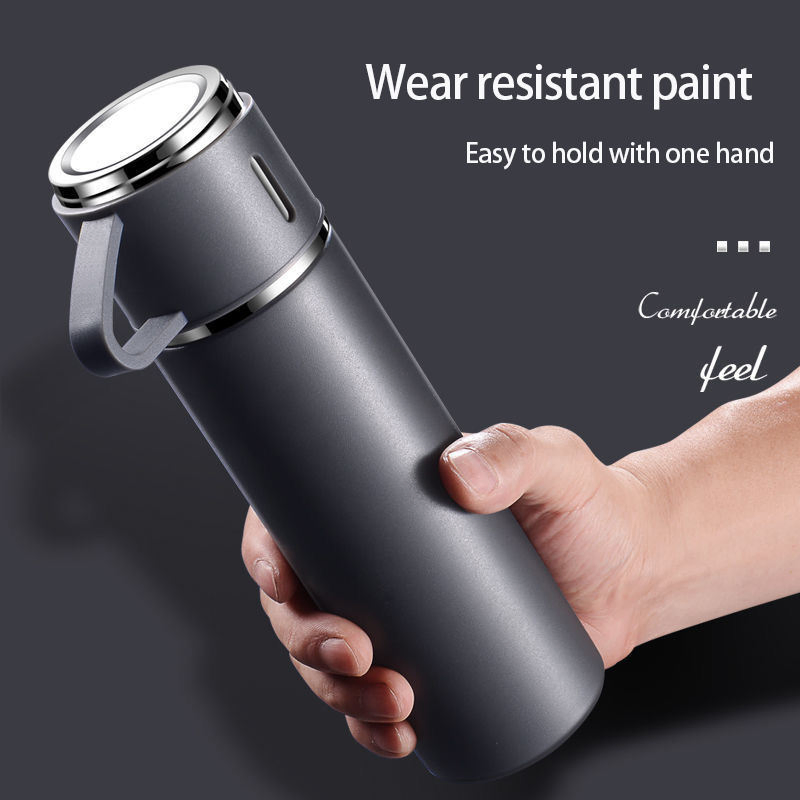 Customizable 304 Stainless Steel Vacuum Bottle Gift Set