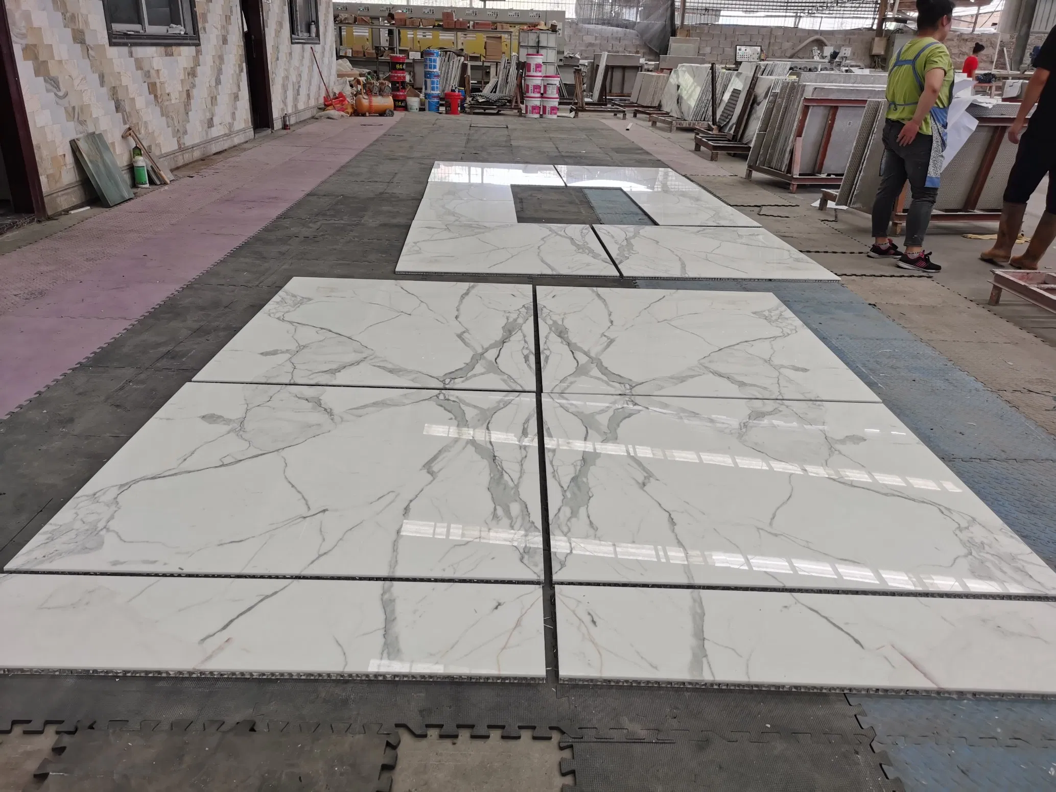 Мраморная плитка Bianco Carrara для кухни и стен