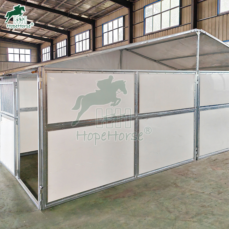 High Quality Stable Shelter Prefab Design Horses Wood Barn