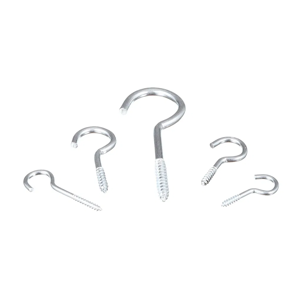 Antique Decorative House Metal Ceiling Hooks Open Eye Stainless Steel Cup Hook Wood Screw