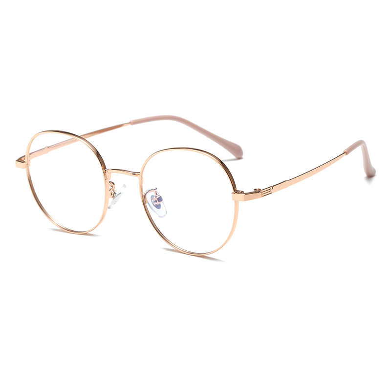 Ultra-Light Artistic Vintage Small Round Myopia Eyewear for Unisex (JK8508)