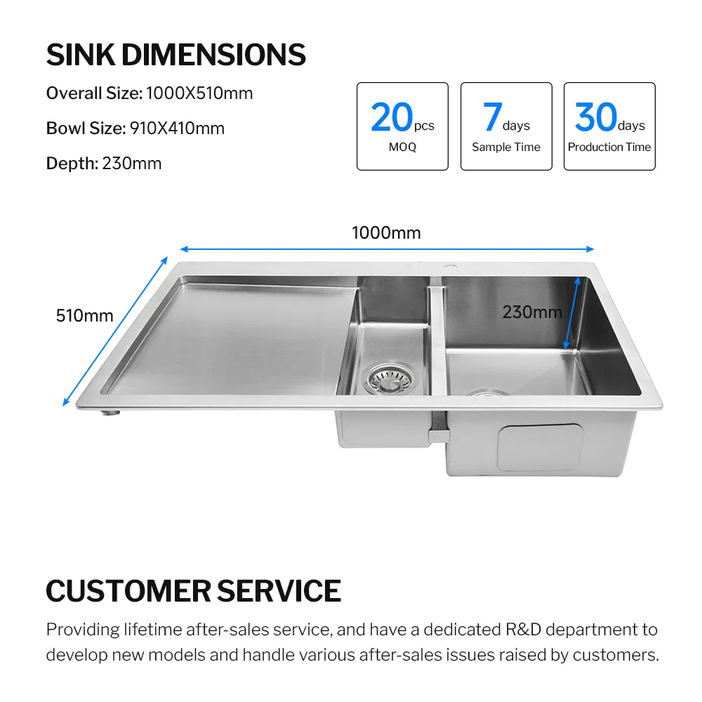Elegant Double Basin Stainless Steel Kitchen Sink with Workstation Features