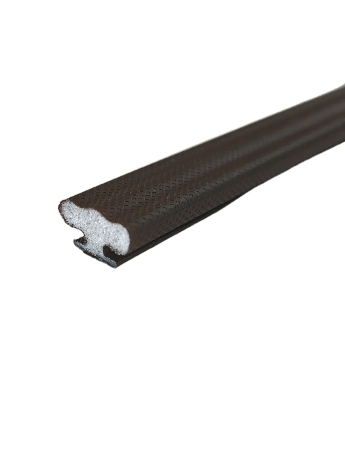 Brown Square Waterproof Seal Strip TPV/Silicone Rubber/PU/TPE/PVC/ EPDM Foam Wrapped Sealing Strip