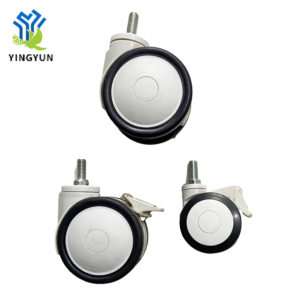 Multifunctional Double-Sided TPU Rubber Hospital furniture Medical Bed Trolley Caster