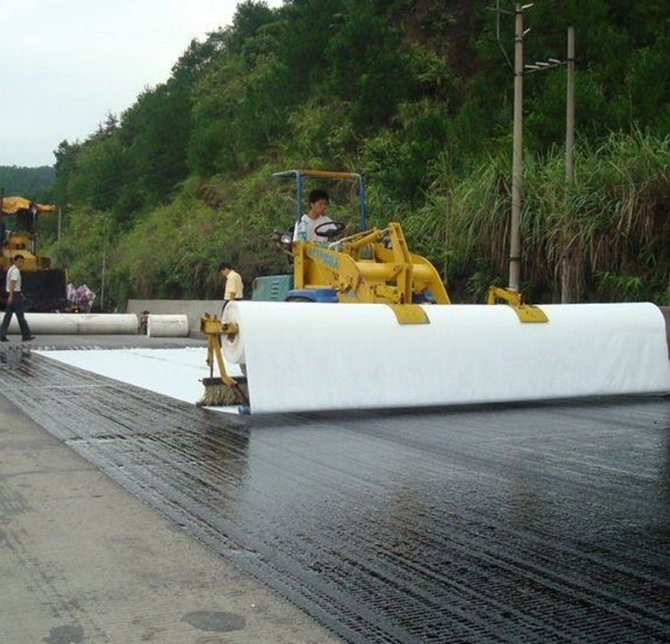 Geotextile Engineering Fabric Short Thread White Polyester Maintenance and Reinforcement Geotextile Highway Tunnel Engineering Long Thread Geotextile