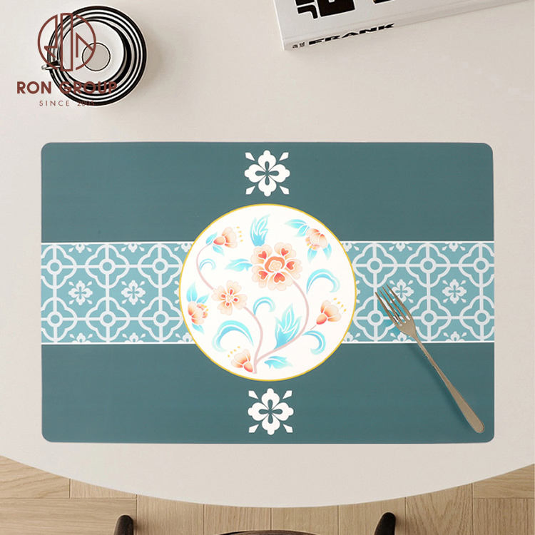 PVC Dining Round Waterproof Restaurant Events Tableware Table Mat