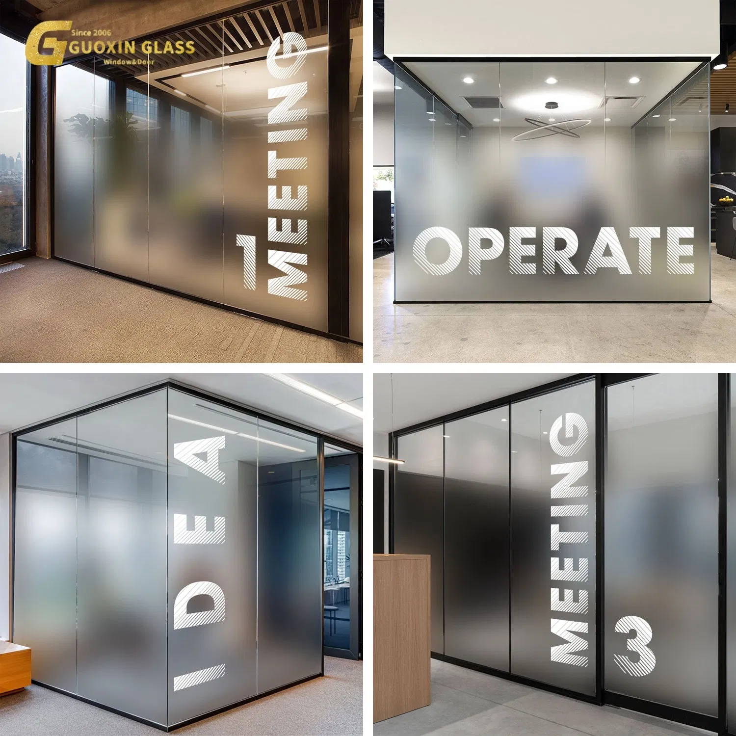 Premium Clear Frosted Glass for Windows and Doors