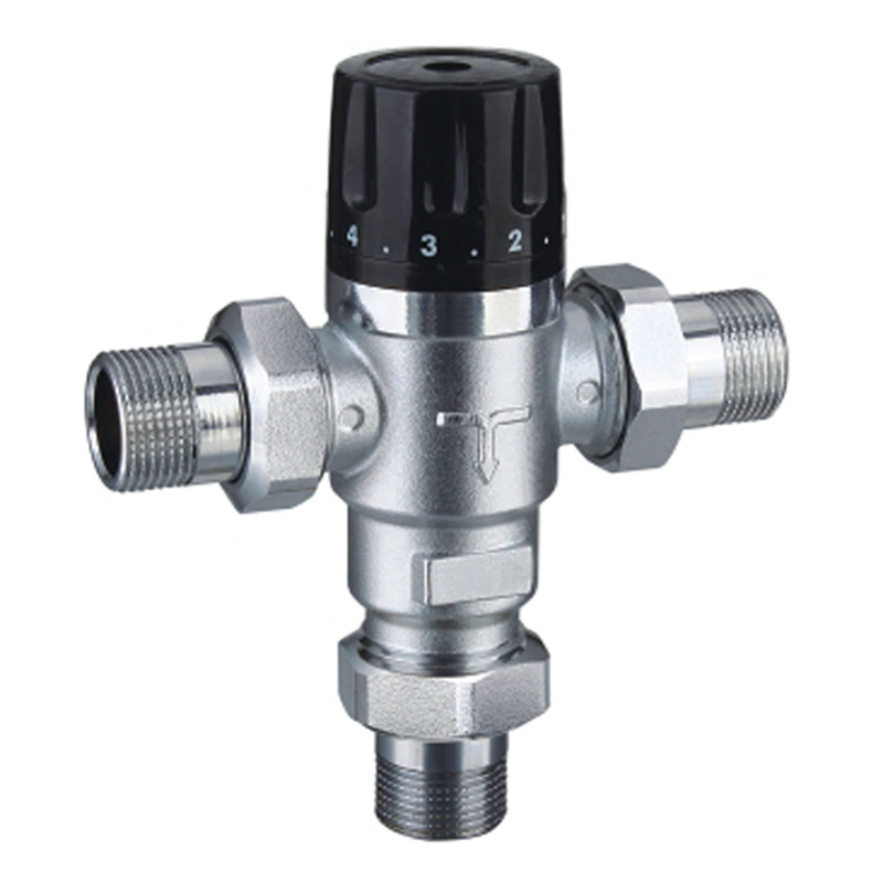 Brass Thermostatic Mixing Hot Water and Cold Water Valve