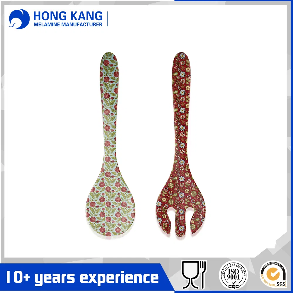 Passed RoHS FDA Melamine Cutlery Set with Logo