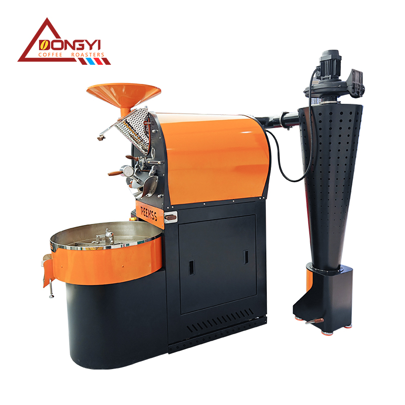 6kg 12kg New Premixed Combustion Cast Iron Drum Commercial Coffee Roaster Machine