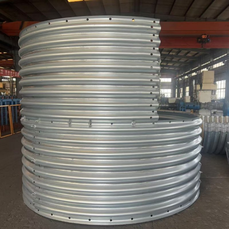 Galvanized Metal Corrugated Culvert Diameter 1000mm Thickness 3mm Assembled