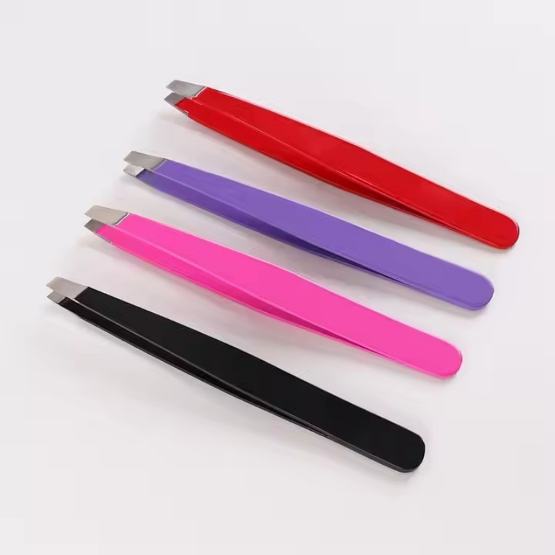 Stainless Steel Home Use Salon Precision Hair Plucking Unisex Beauty Grooming Tweezers