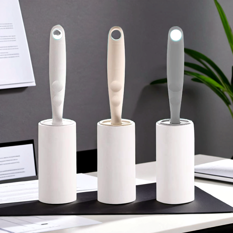 Custom 10cm 30 60 90 100 Sheets Tear Paper Adhesive Tape Sticky Dust Bedding Clothes Clean Pet Hair Remover Lint Roller