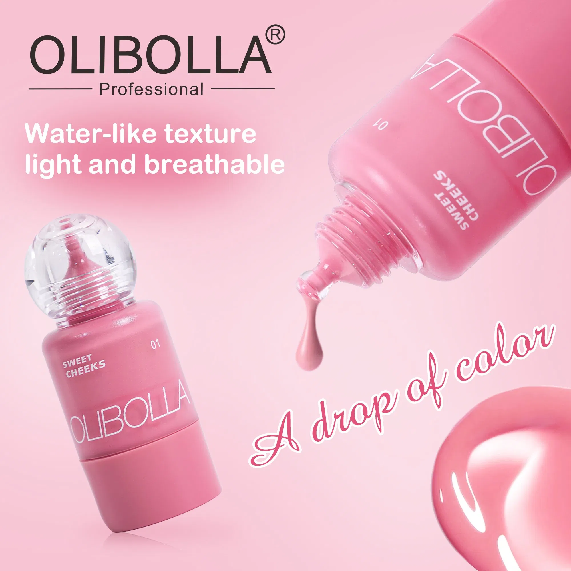 High Quality Small Bottle Liquid Blush Waterproof and Long Lasting Wholesale