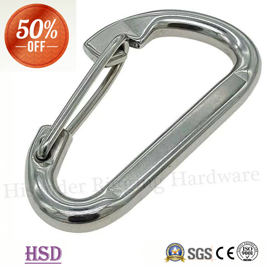 Rigging Carabiner Lifting Accessories Ketting Spring Snap Hook with Eye