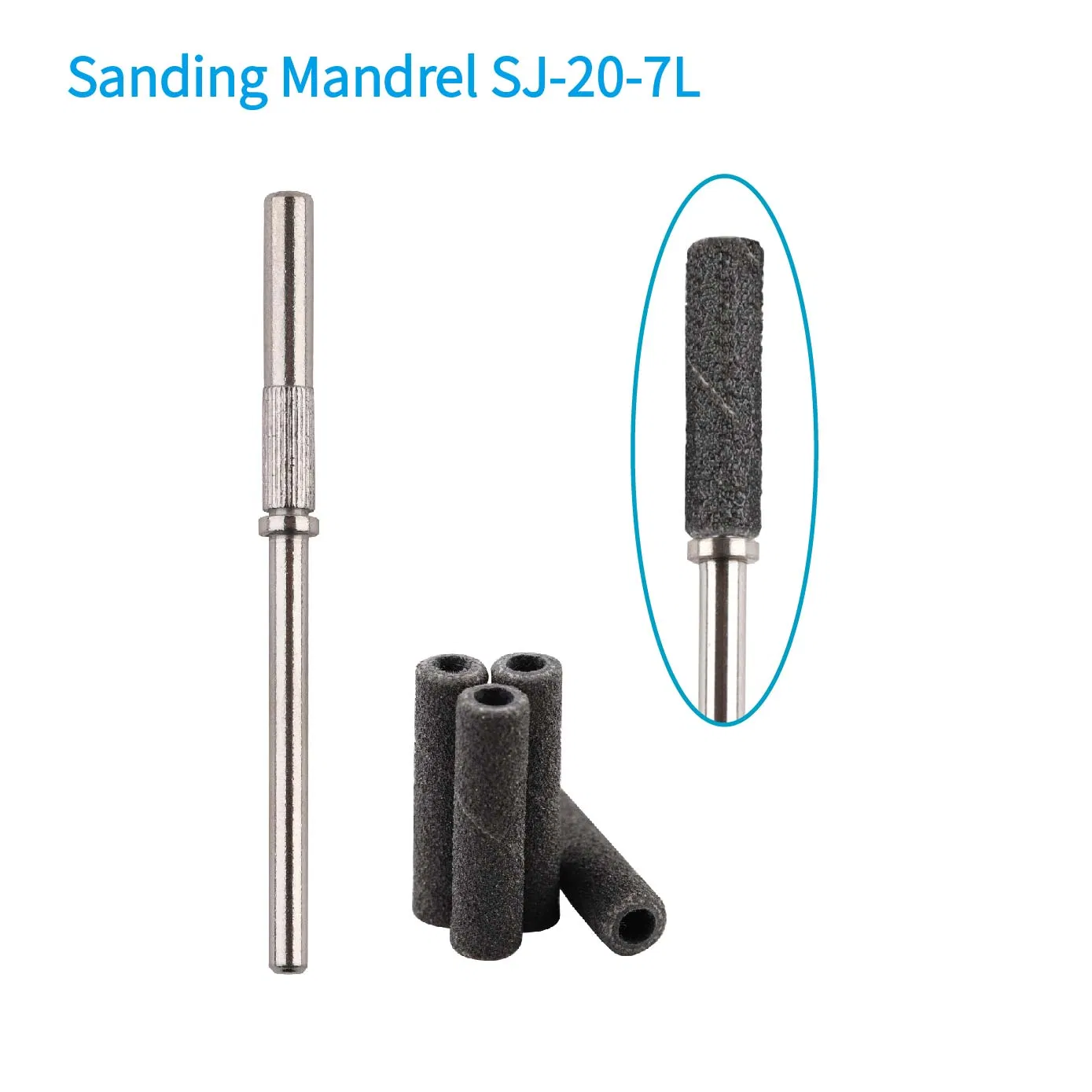 Sj-20-7L 3mm Super Long 20mm Mini Sanding Band Stainless Steel Mandrel