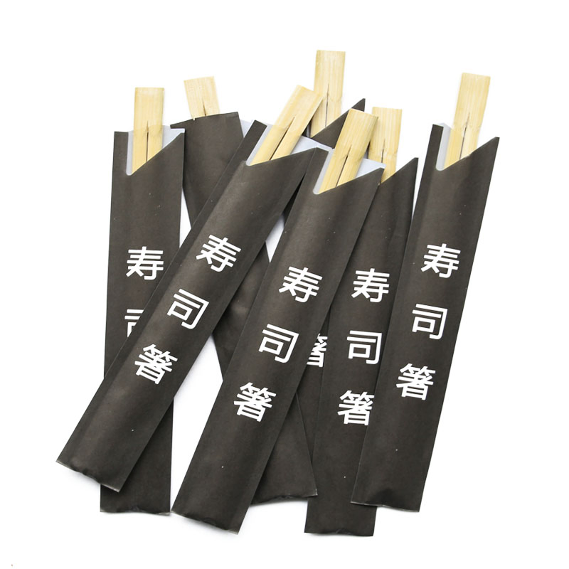 Sushi Disposable Bamboo Chopstick Sushi Chopsticks in Paper Packing