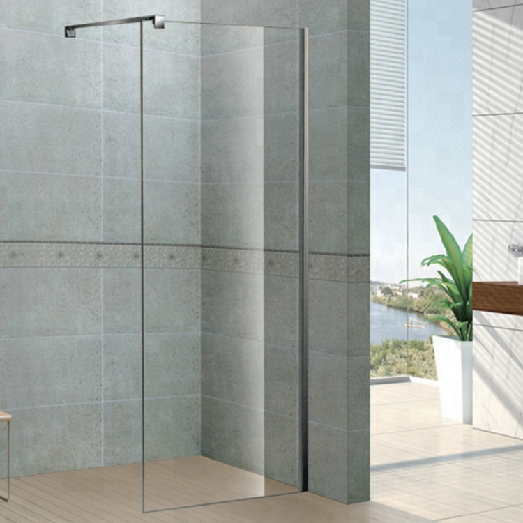 Simple Design Bathroom Walk in Glass Shower Panel Frameless Shower Screen