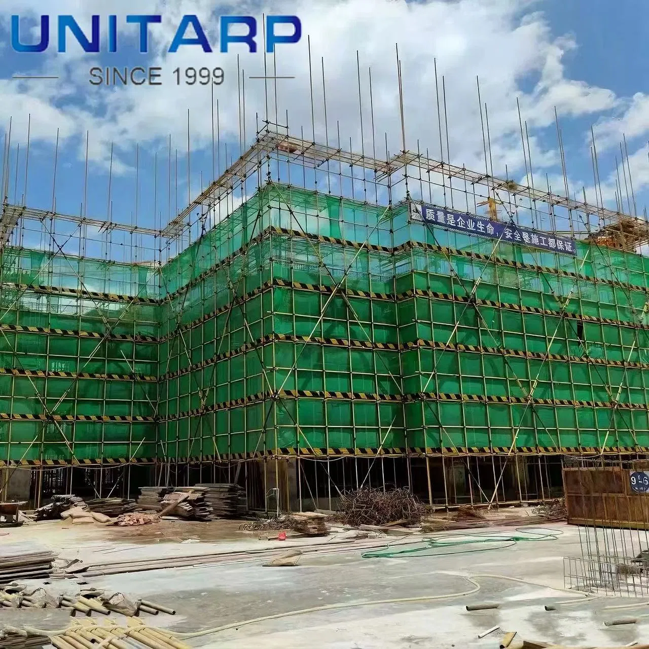 PE Scaffold Building Monofilament Construction Netting Safety Scaffolding Net