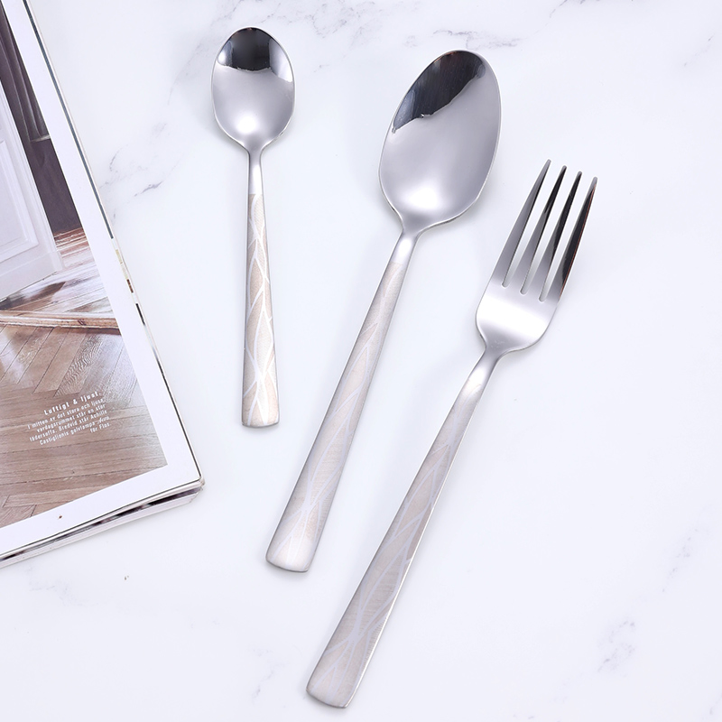 Factory Direct Custom Stainless Steel Fork and Spoon