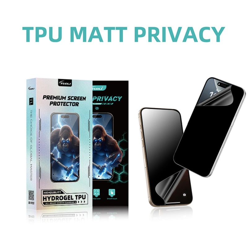 Универсальная матовая защитная плёнка Tuoli с функцией приватности