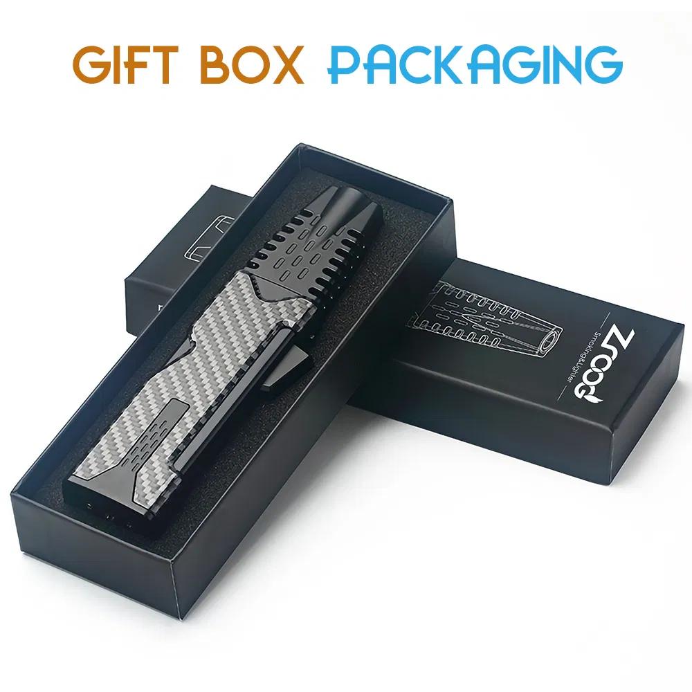 Custom Print Logo Cigarette Lighter Tobacco Gas Jet Torch Lighter