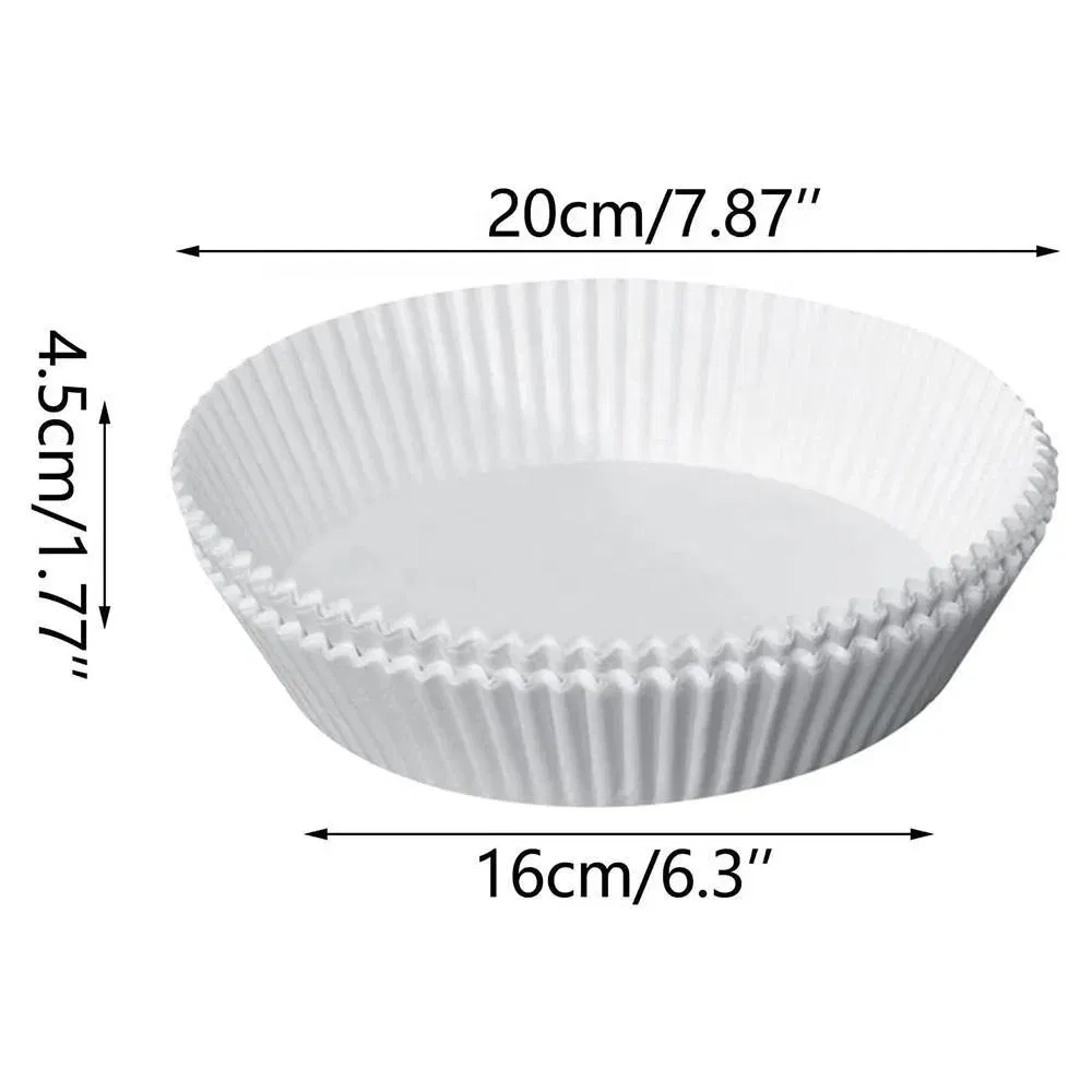 Circular 9-Inch Air Fryer Liners with Disposable Air Fryer Paper Lining