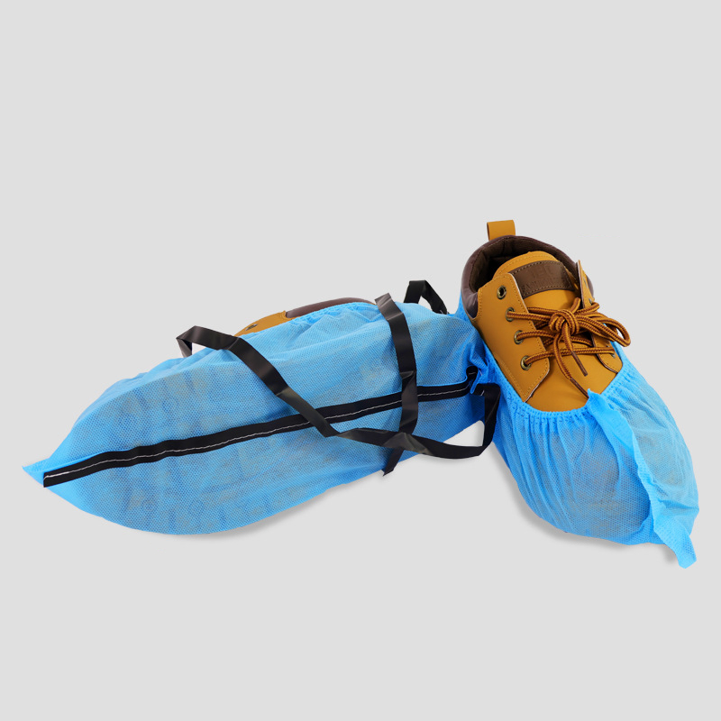 Whole Sale Disposable Anti-Static Shoe Covers Non-Woven ESD Shoecover with Conductive Strip