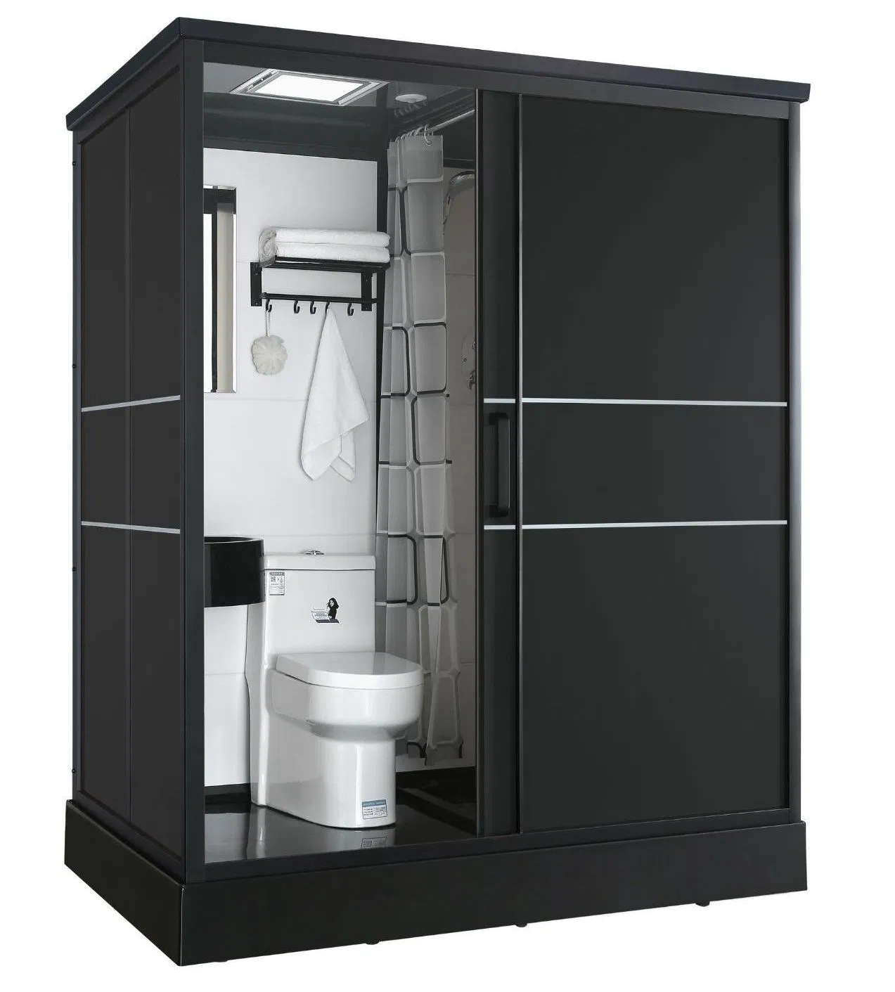 Prefab Bathroom Shower Room with Toilet Bathroom Pods Dry Wet Depart