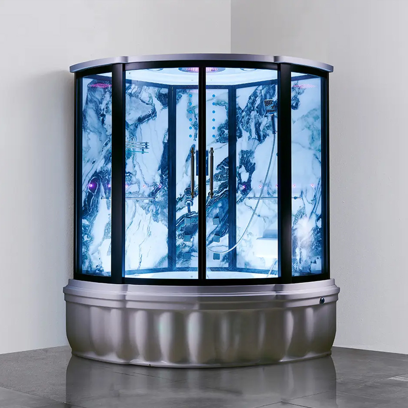 Latest Design Italian Luxury Whirlpool Shower Room Hydro Massage Steam Shower Cabin