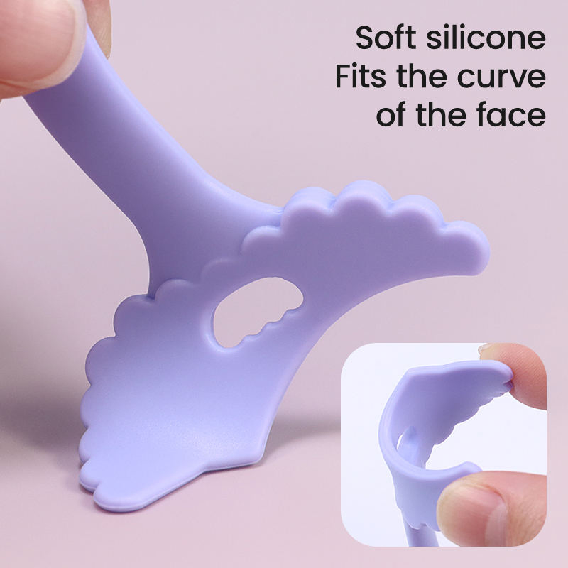 Custom Logo Professional Mascara Guard Reusable Silicon Shadow Shield Portable Eyelash Makeup Applicator Tool Eye Makeup Aid Silicone Eyeliner Stencils