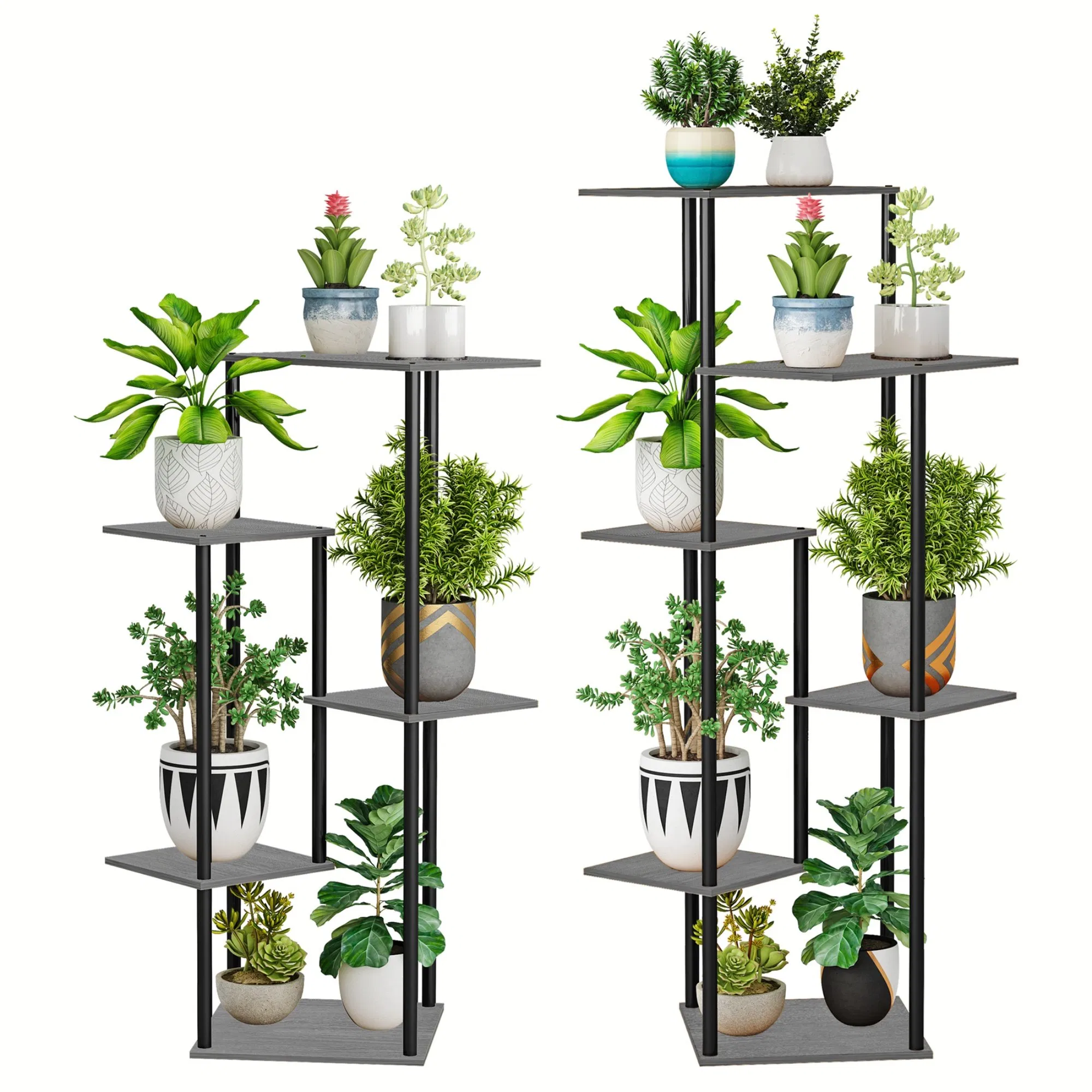 Multiple Purpose Storage Rack Vertical Multi-Layer Plant Shelf