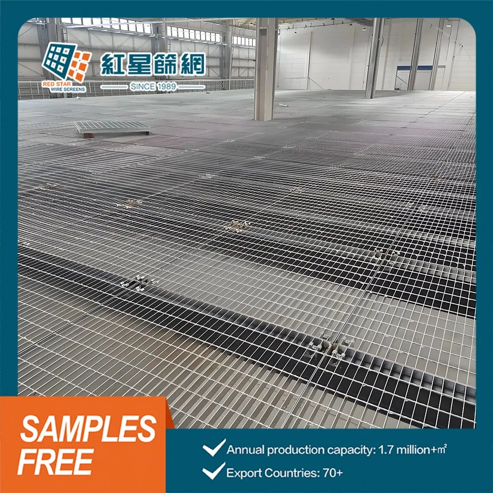 Safety Serrated Steel Grating for Catwalk and Power Plant Platform