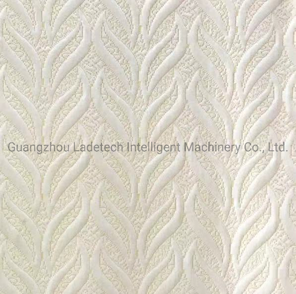 180-550GSM Factory Direct Sales Mattress Ticking Knitted Jacquard Fabric (Aloe Vera Design)