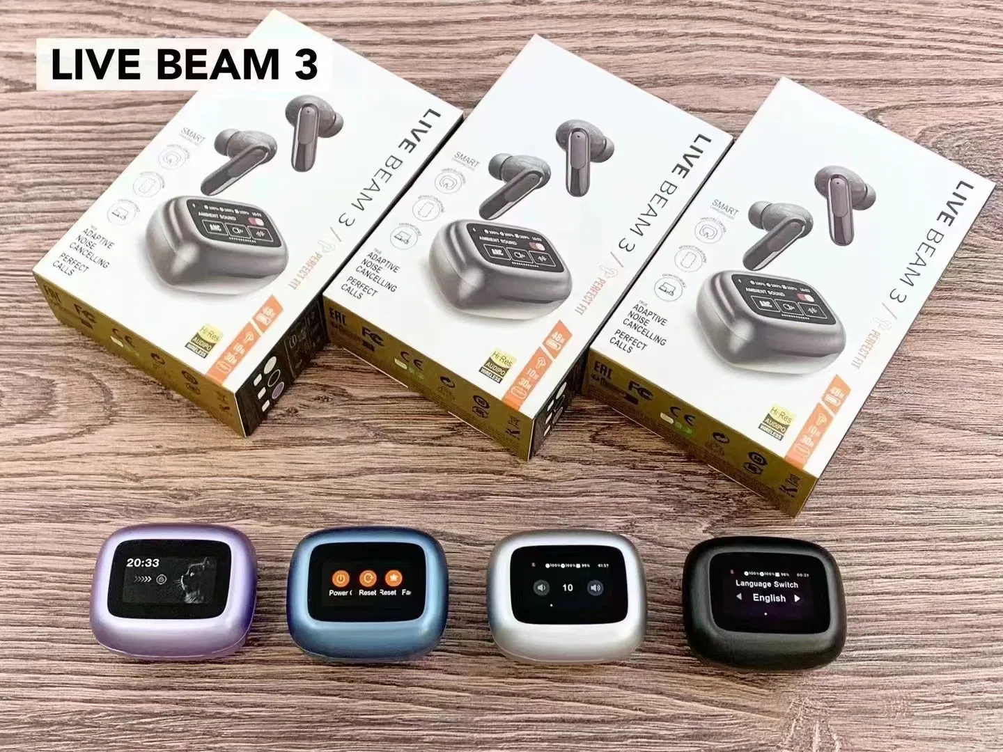 Беспроводные наушники Live Beam 3rd Gen с мощным басом