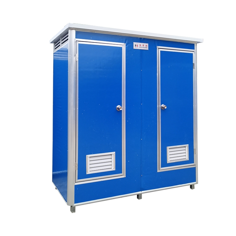 Double Cheap Portable Toilet Prefab EPS Sandwich Panel Economic Mobile Bathroom