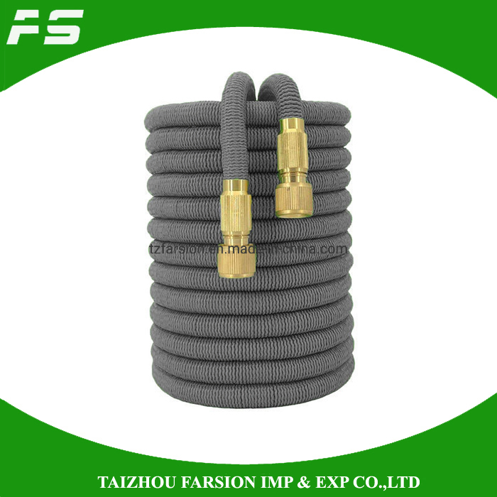 25-100FT Magic Flexible Expandable Garden Water Hose with Brass Connector & Spray Gun Nozzle Set for Car Washing