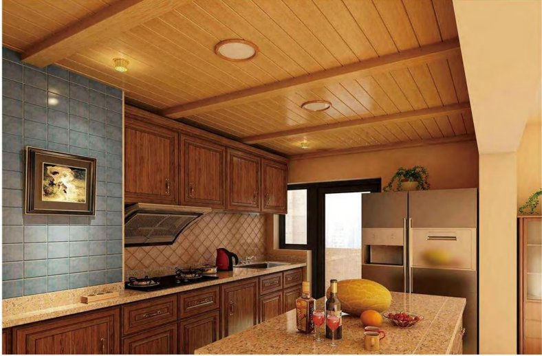 ПВХ панель для потолка 7-8 мм, влагостойкая, белая