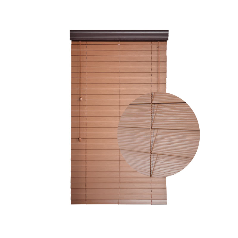 Colorful Horizontal 50mm PVC Faux Wood Window Blinds