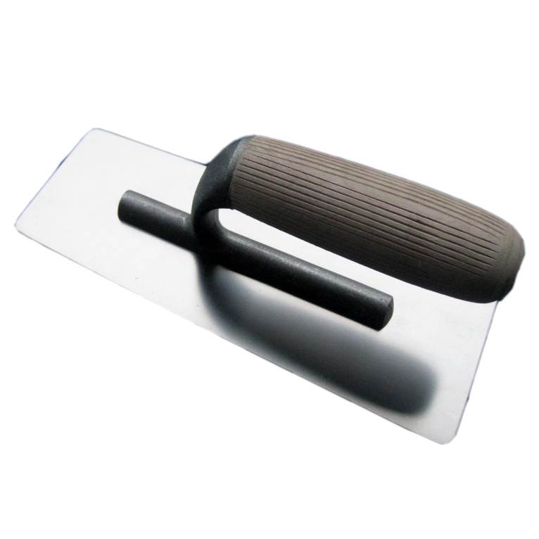 Italy Model Fine Plastic Wood Copy Handle Stainless Round Conor Bricklaying Trowels