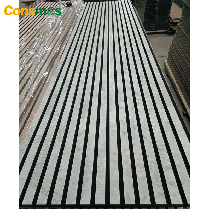 High Density Polyester Pet Acoustic Panel Wooden Veneer for Recording Room