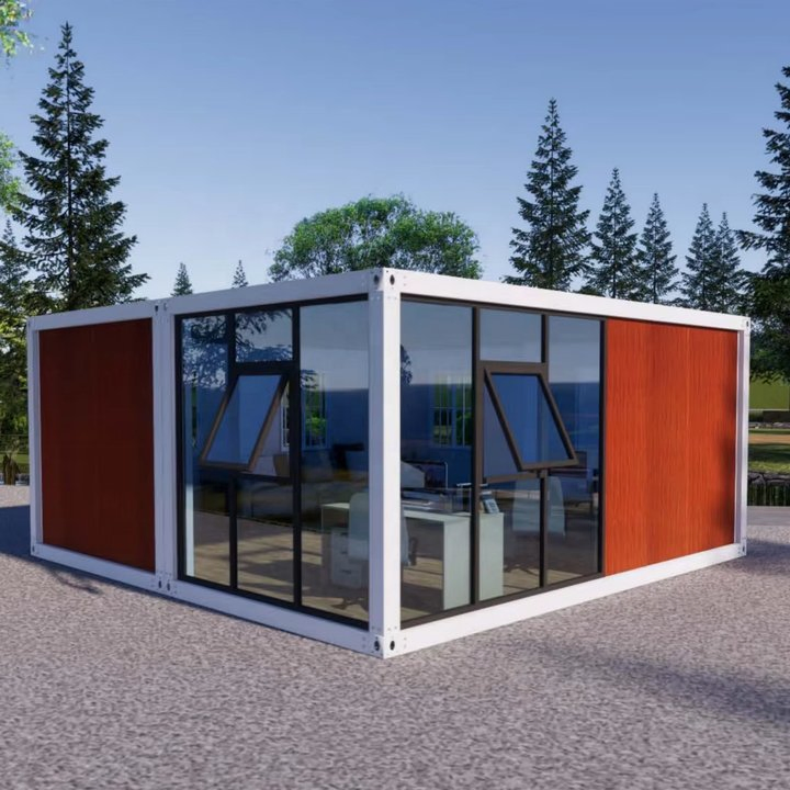 Zontop Portable Container Farms Light Steel Structure Hotel Building Storage Prefabricated Flat Pack Folding Prefab Modular Container Office Home House