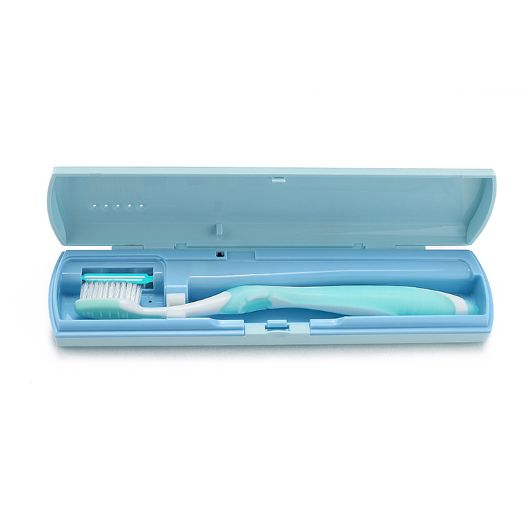 6 New Gift Carry Easy UV Travel Case Toothbrush Disinfection Box UV Sterilization Case Toothbrush Sanitizer